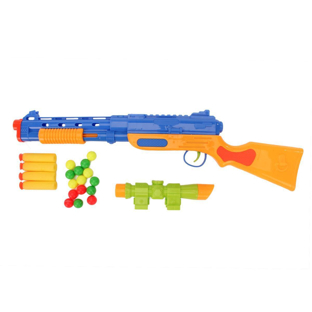 Ружье с шарами и мягк.пулями, пакет 9311-59