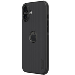 Усиленный двухкомпонентный чехол от Nillkin для iPhone 16 Plus, серия Super Frosted Shield Pro (с вырезом под лого)