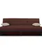 Диван «Манго 1», обивка «нео шоколад», подушки «нео латтэ», панель орех