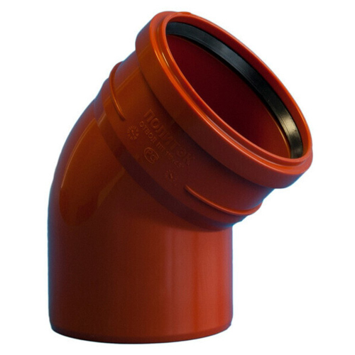 Отвод Политэк Пайп НК 110х45гр. (60)