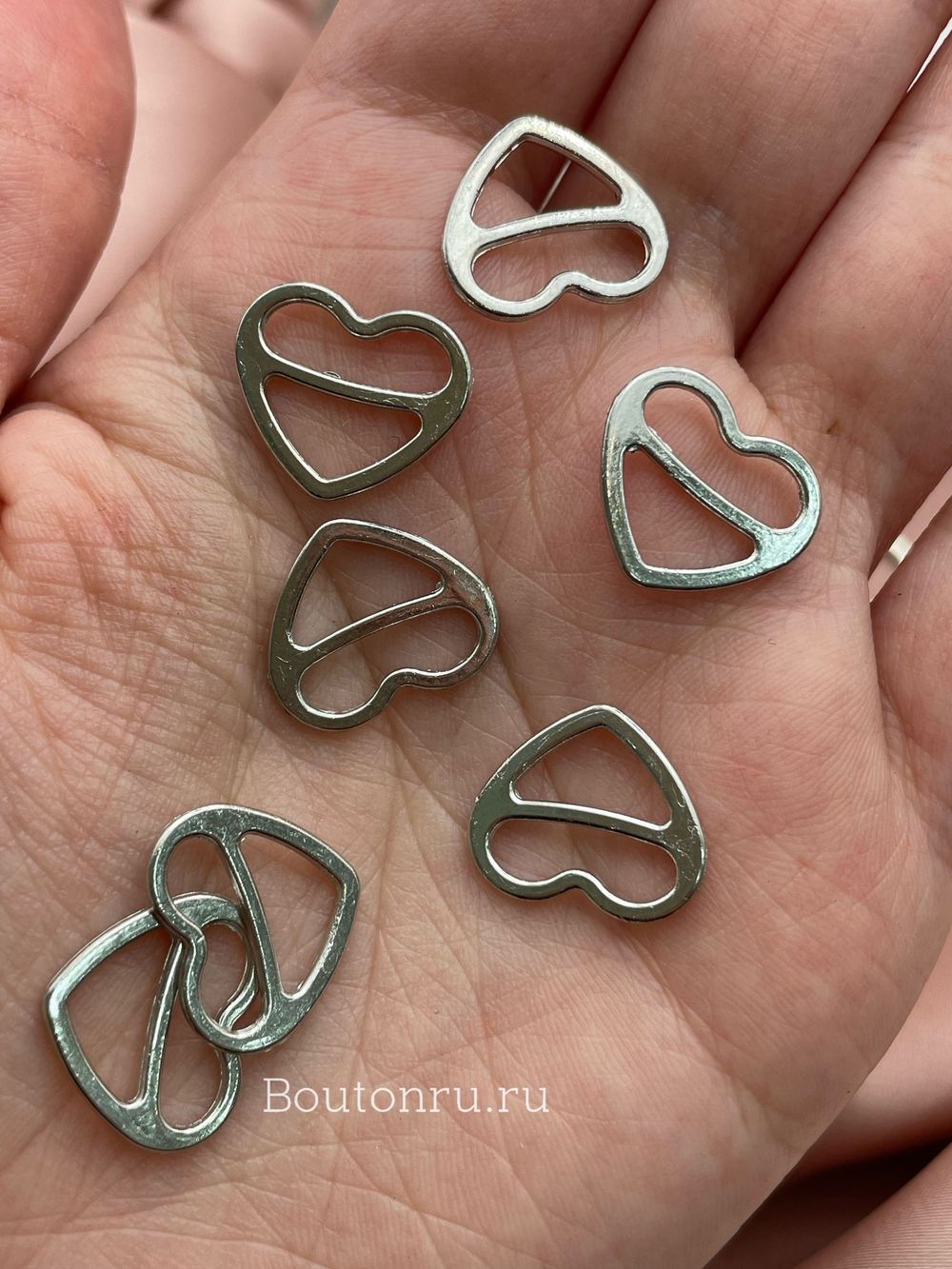 Регуляторы сердечки серебро