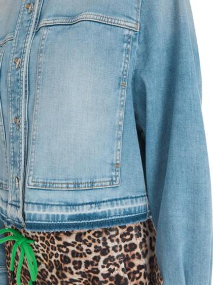 Marc Cain Куртка джинсовая с винтажной обработкой