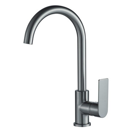 Смеситель для кухни HAIBA HB71505-3 оружейная сталь