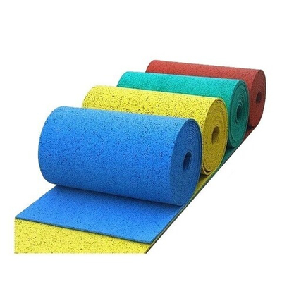 Каучуковое покрытие из резиновой крошки, цветной яркий, рулон 6х1200мм Желтый