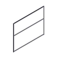 Секция  RAND комбинированной перегородки RP130SL160  1600х22х1300