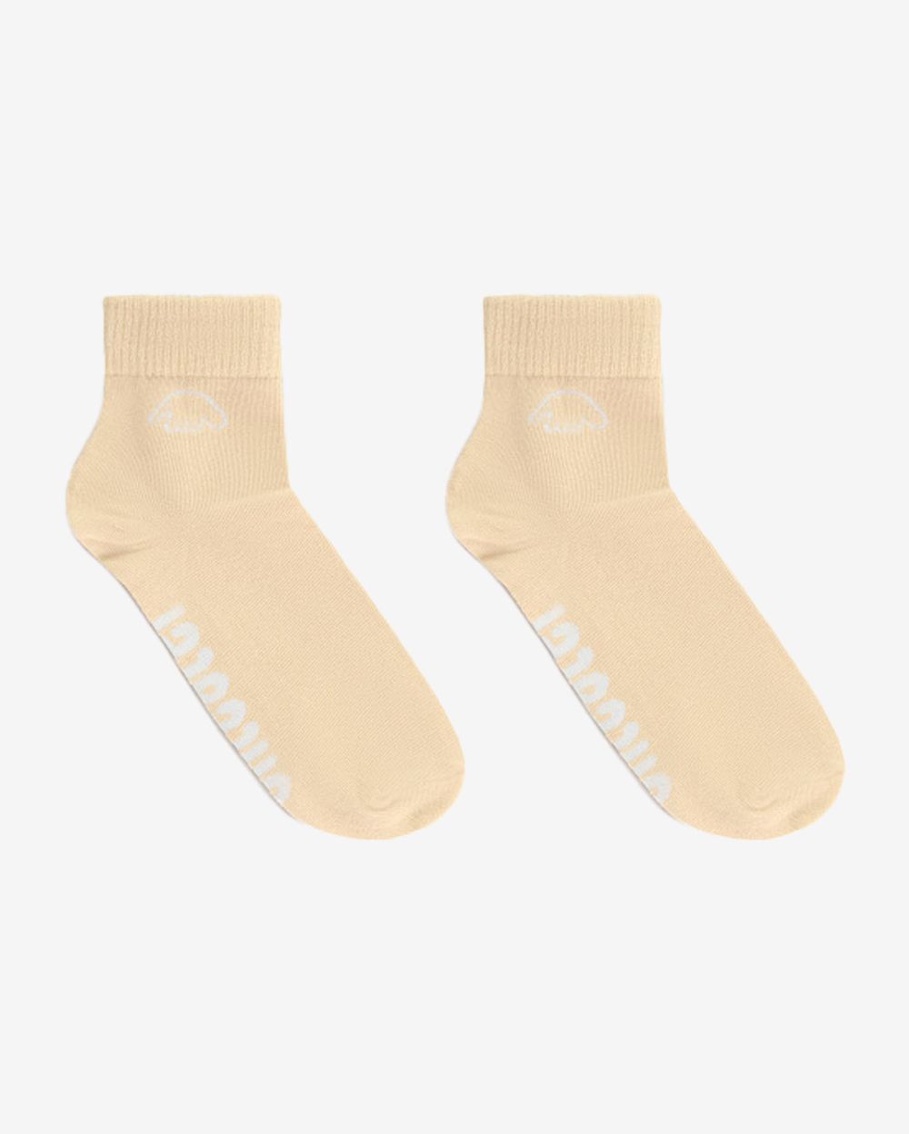 Носки Anteater Low Socks Logo Бежевые