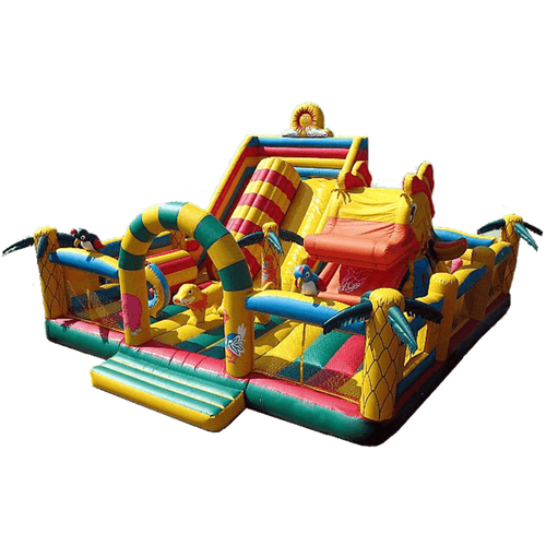 Надувной батут "Мульти-сафари-утка"