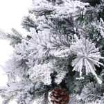 Елка «Заснеженная принцесса» 150 см, ПВХ, леска, резина с белым напылением (559 веток)