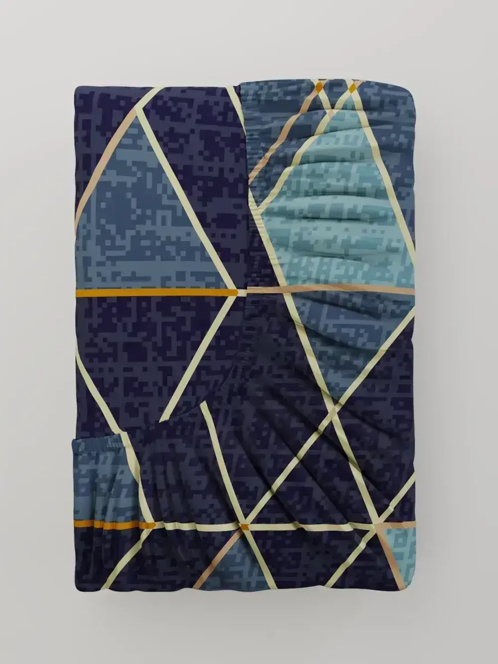 Постельное белье Полисатин Мечта "Enigma" 2-спальное Наволочка 50х70 см 2 шт Простынь на резинке 160x200 см Пододеяльник 175x215 см