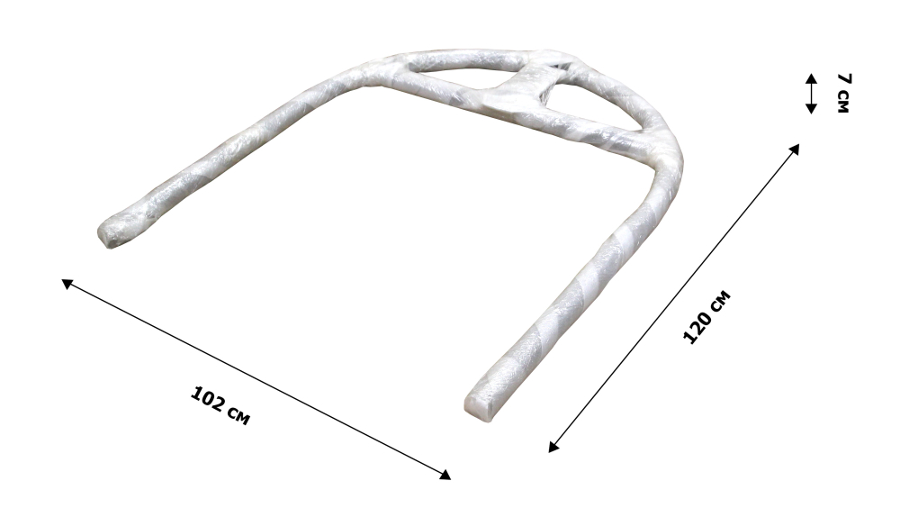 Кресло подвесное Ривьера арт.D66-МТ001 (стойка+основание.черн.,корзн.серая.,подуш.estera лазурный. 3уп. (В))
