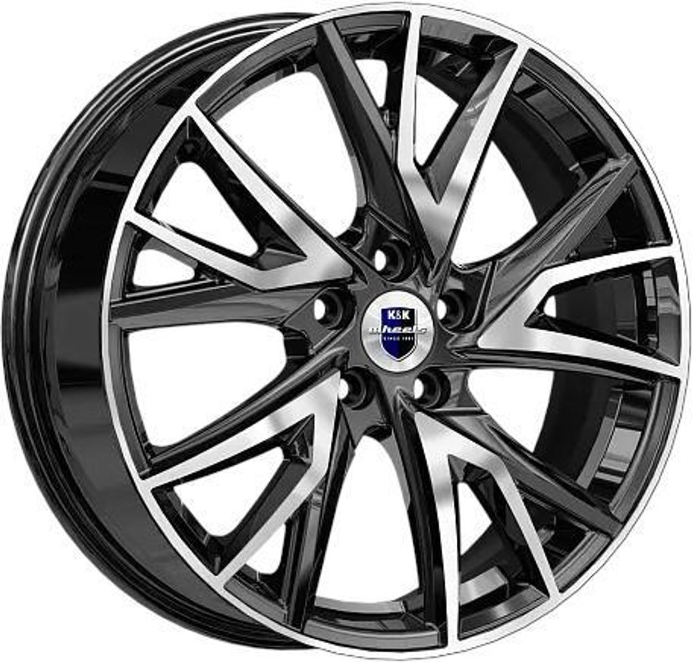 K&amp;K Кайлас 6.5x18 5x114.3 ET 37 Dia 66.6 (алмаз черный)
