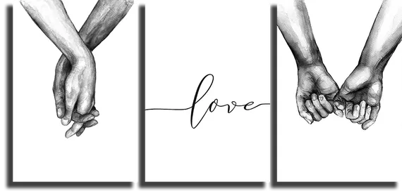 Модульная картина "Вдохновение любви"