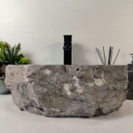 Раковина из мрамора Erozy Grey EM-65320 45*36*15 0890
