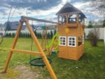Детская площадка Клубный домик 2 с рукоходом Luxe