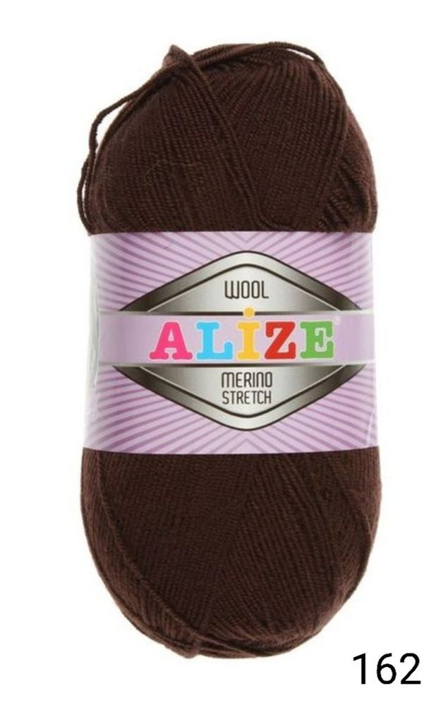 ALIZE MERINO STRETCH (Мерино стрейч) 

47%шерсть, 47% акрил, 6% эластик