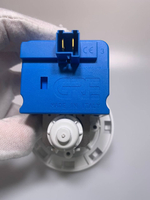 Помпа (сливной насос) для стиральной машины Beko на 8 защелках, GRE, подключение под фишку сзади