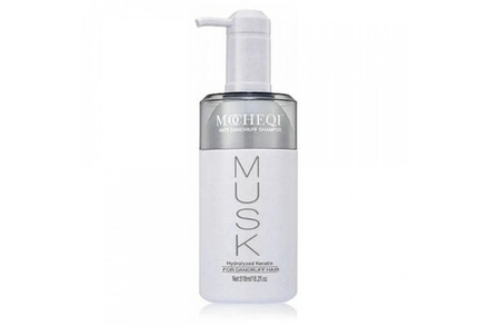 MOCHEQI MUSK Shampoo Anti Dandruff Шампунь против перхоти с кератином и маслом жожоба 518мл