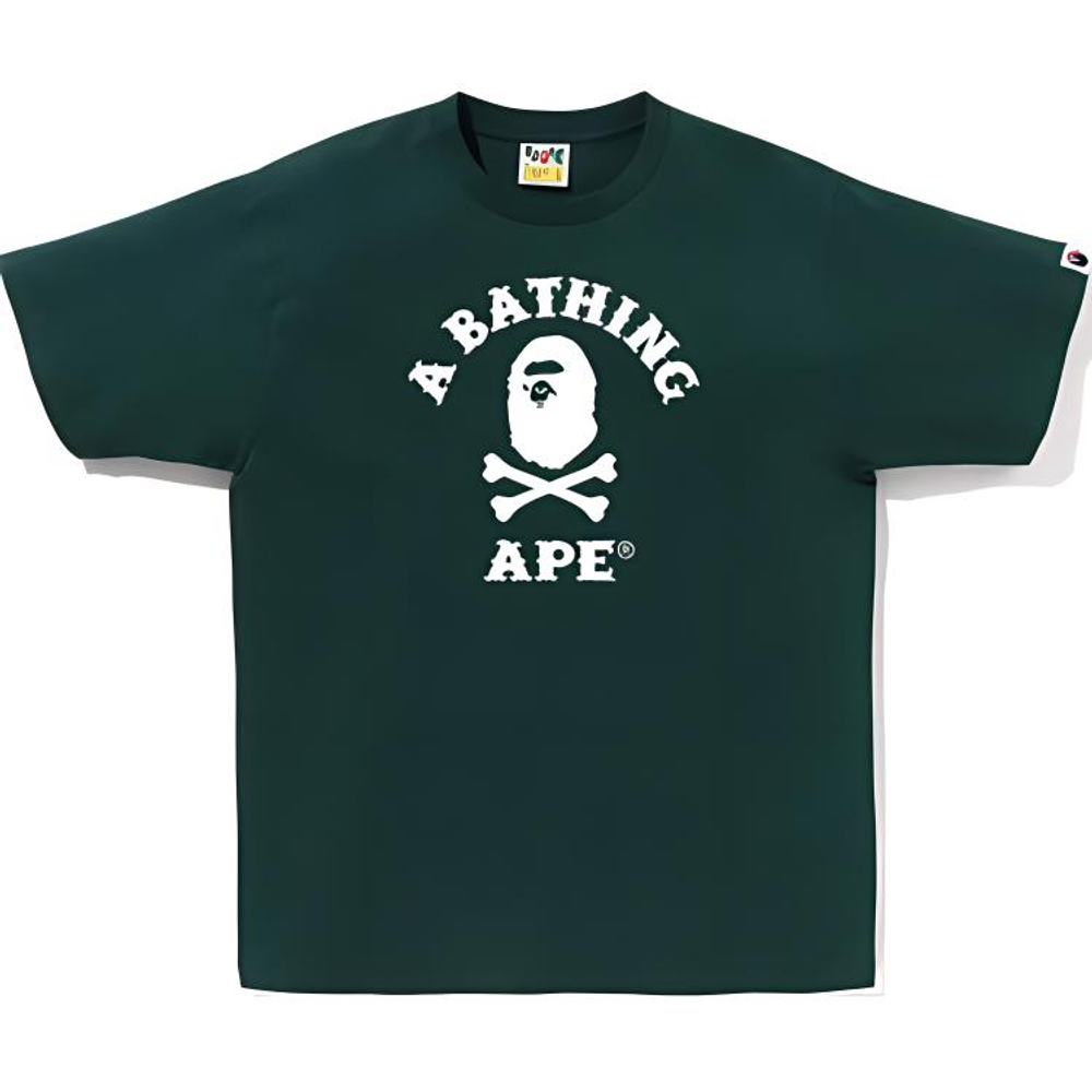 A Bathing Ape Ape Crossbone College Tee Ss25