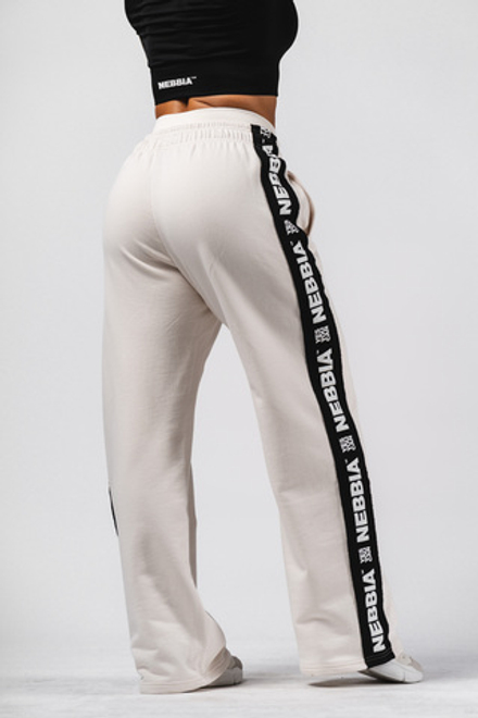 Брюки Straight Leg Sweatpants URBAN 490 Кремовые