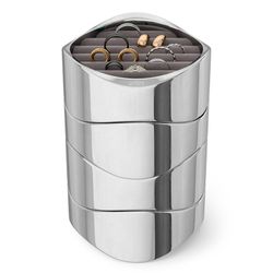 Органайзер для украшений Wavy, хром