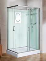 Душевая кабина WeltWasser  WW500 LAINE 1201 120х90 см,  прозрачное стекло, поддон низкий