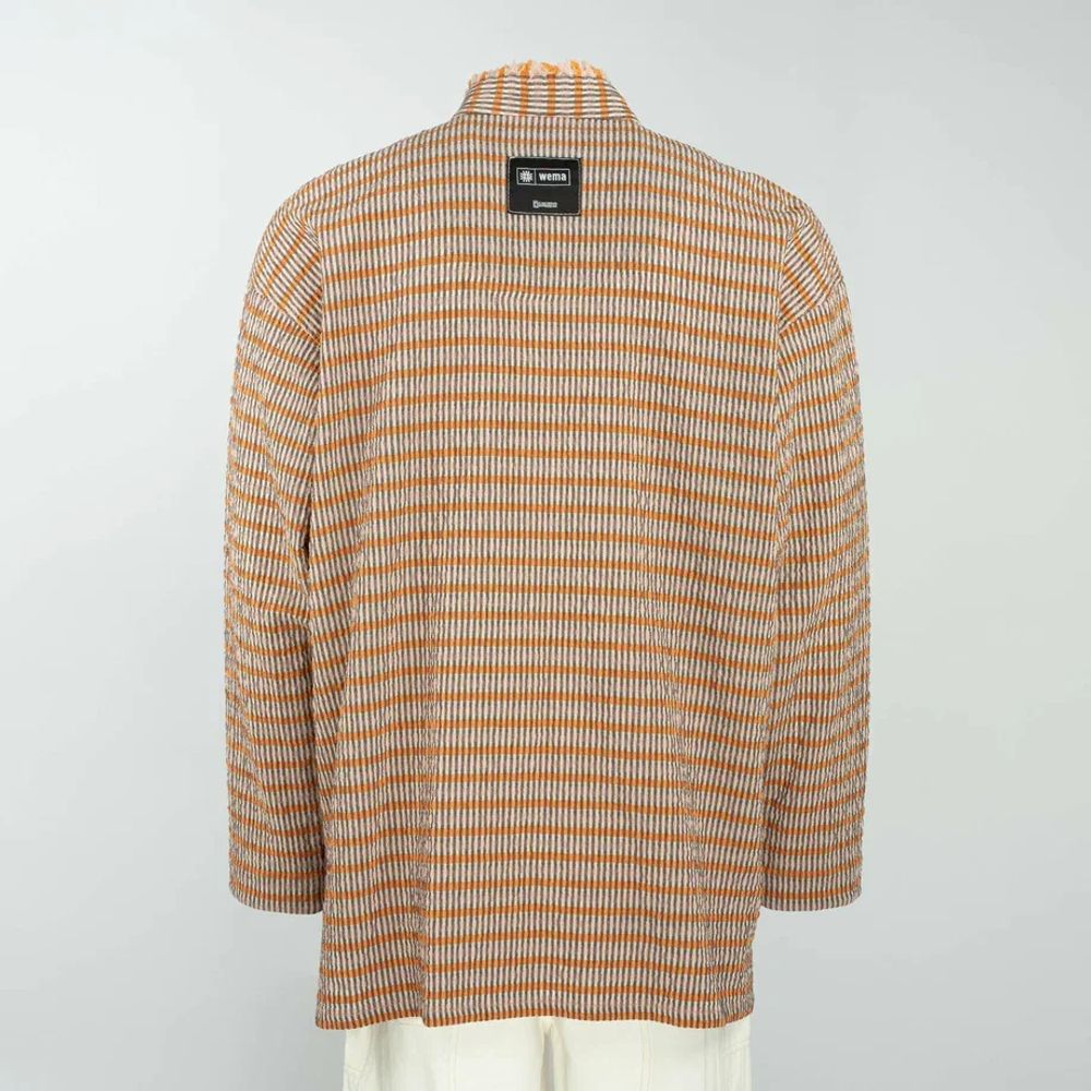 Рубашка Wema R5 Клетка оранжевая