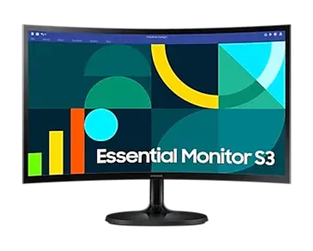 Монитор жидкокристаллический Samsung LS24D364GAIXCI 24'' 16:9 1920х1080(FHD) VA, Curved, nonGLARE, 100 Hz, 250 cd/m2, 4ms, VGA, HDMI