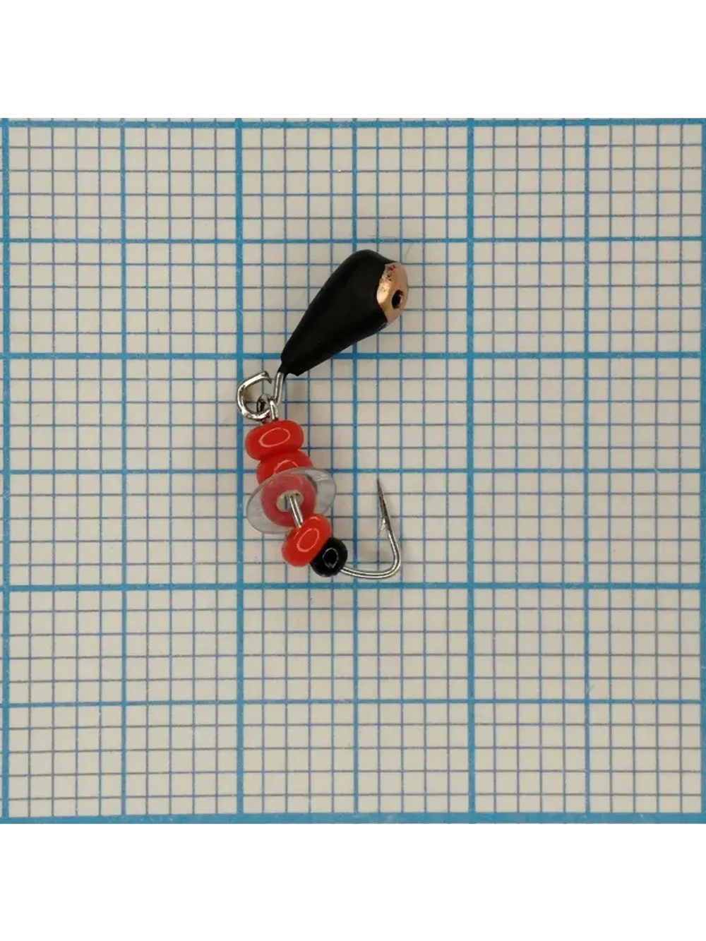 Мормышка вольфрамовая "Капля с подвесным крючком"