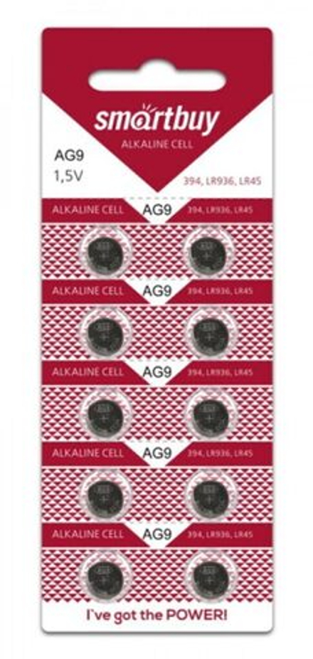 Батарейка-таблетка G9-10B Smartbuy Alkaline, блистер, цена за 1 шт