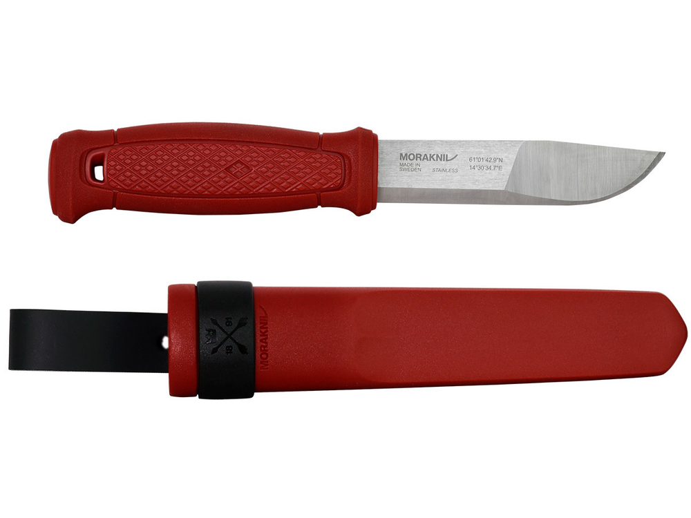 Нож Morakniv Kansbol Dala Red Edition (S), универсальный/охотничий, нержавеющая сталь, клинок 109мм, Dala Red