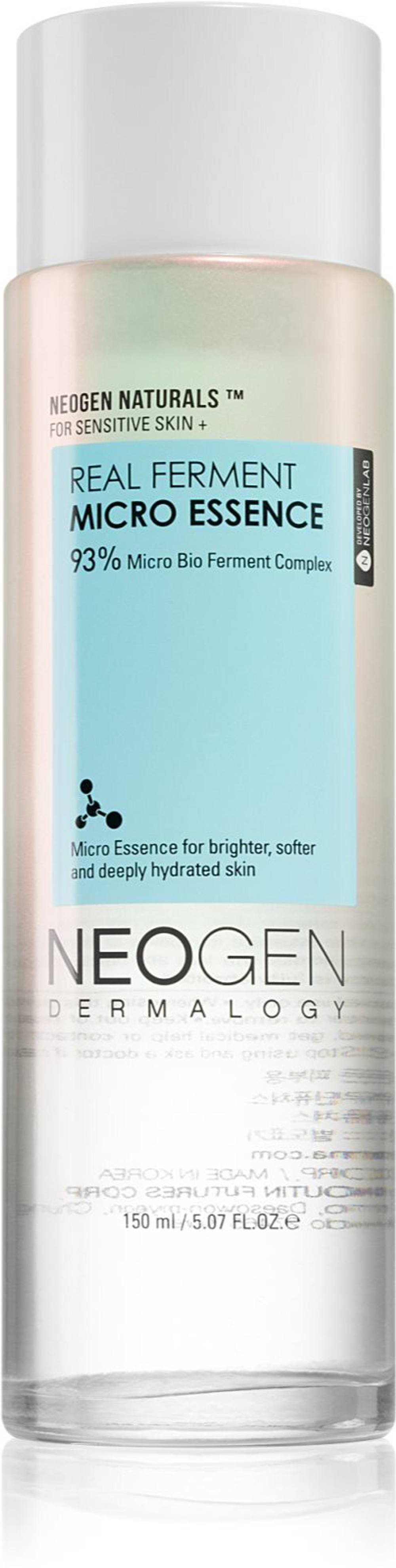 Neogen Dermalogy Real Ferment Micro Essence - концентрированная увлажняющая эссенция /   150  ml  / GTIN 8809381448935