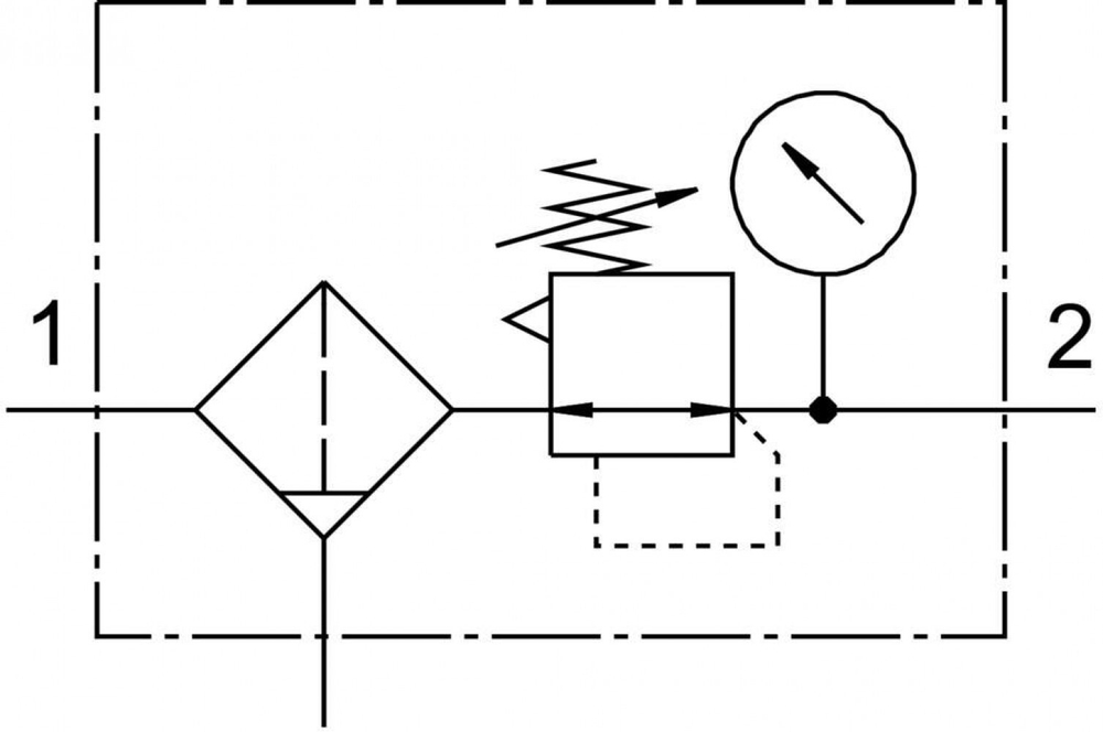 LFRS-3/8-D-7-MIDI Фильтр-регулятор давления