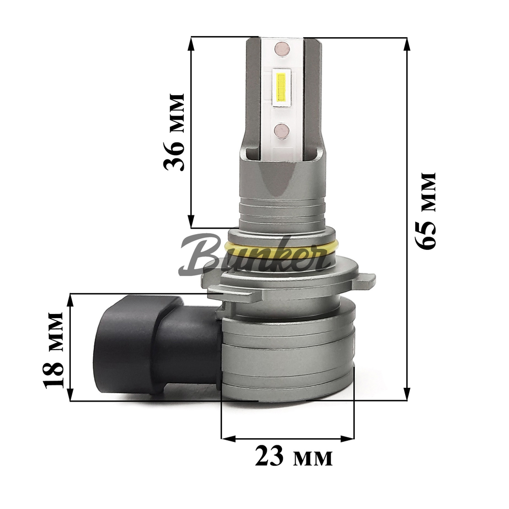 Светодиодные автомобильные LED лампы TaKiMi Comfy HB4 (9006) 6000K 12V