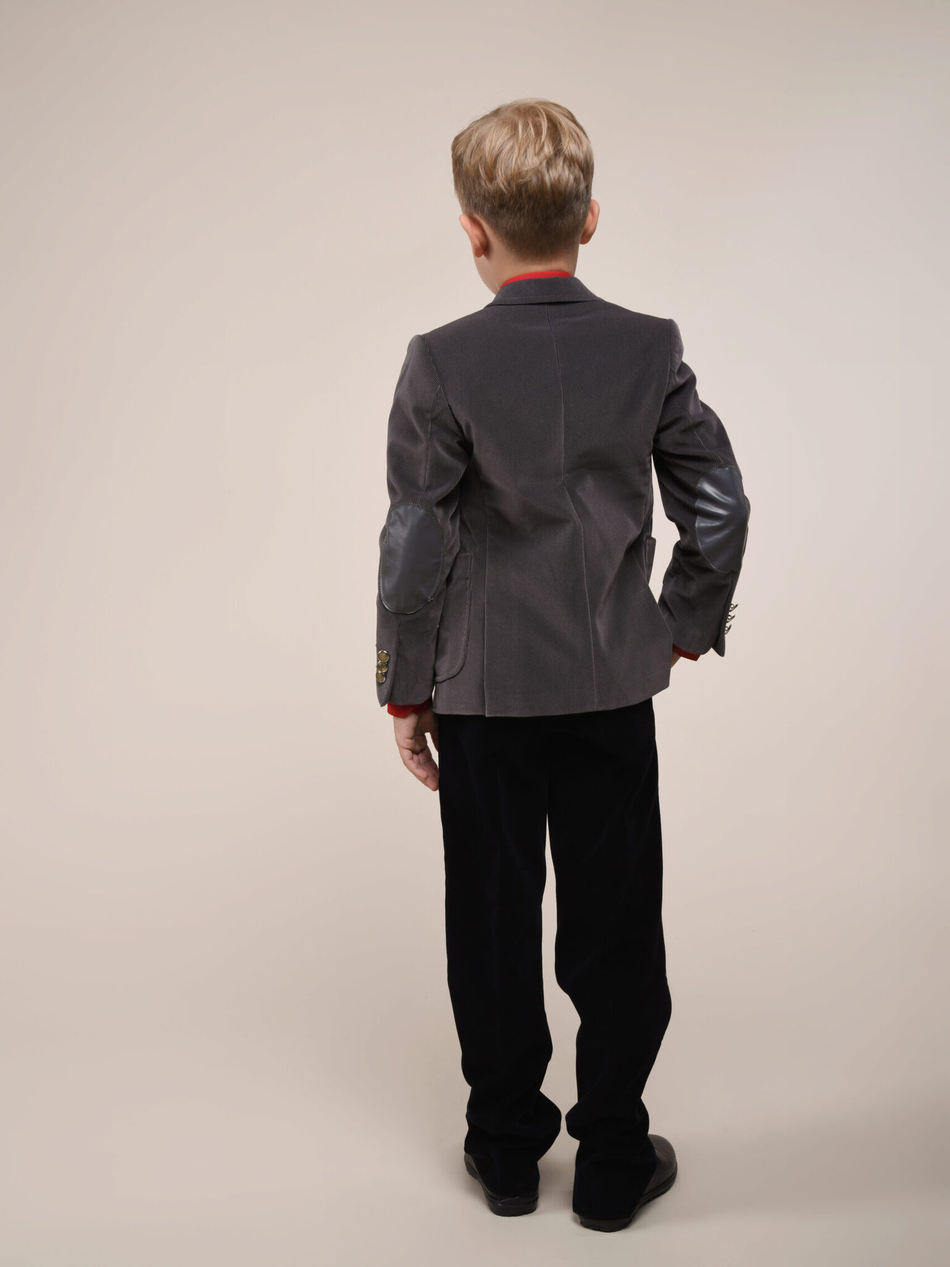 Пиджак для мальчика из вельвета