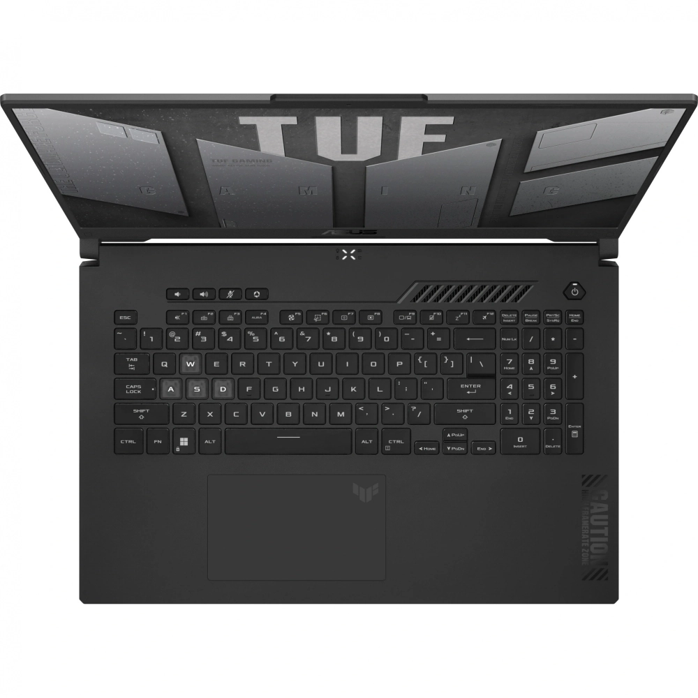Ноутбук Asus TUF Gaming A17 FA707NUQ-HX010 Ryzen 7 170 16Gb SSD512Gb NVIDIA GeForce RTX4050 6Gb 17.3" IPS FHD (1920x1080) без ОС grey WiFi BT Cam (90NR0QH5-M000D0)