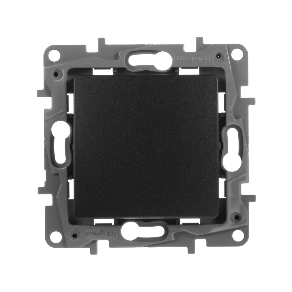 Выключатель 1-клавишный 10А 250В антрацит ETIKA Legrand