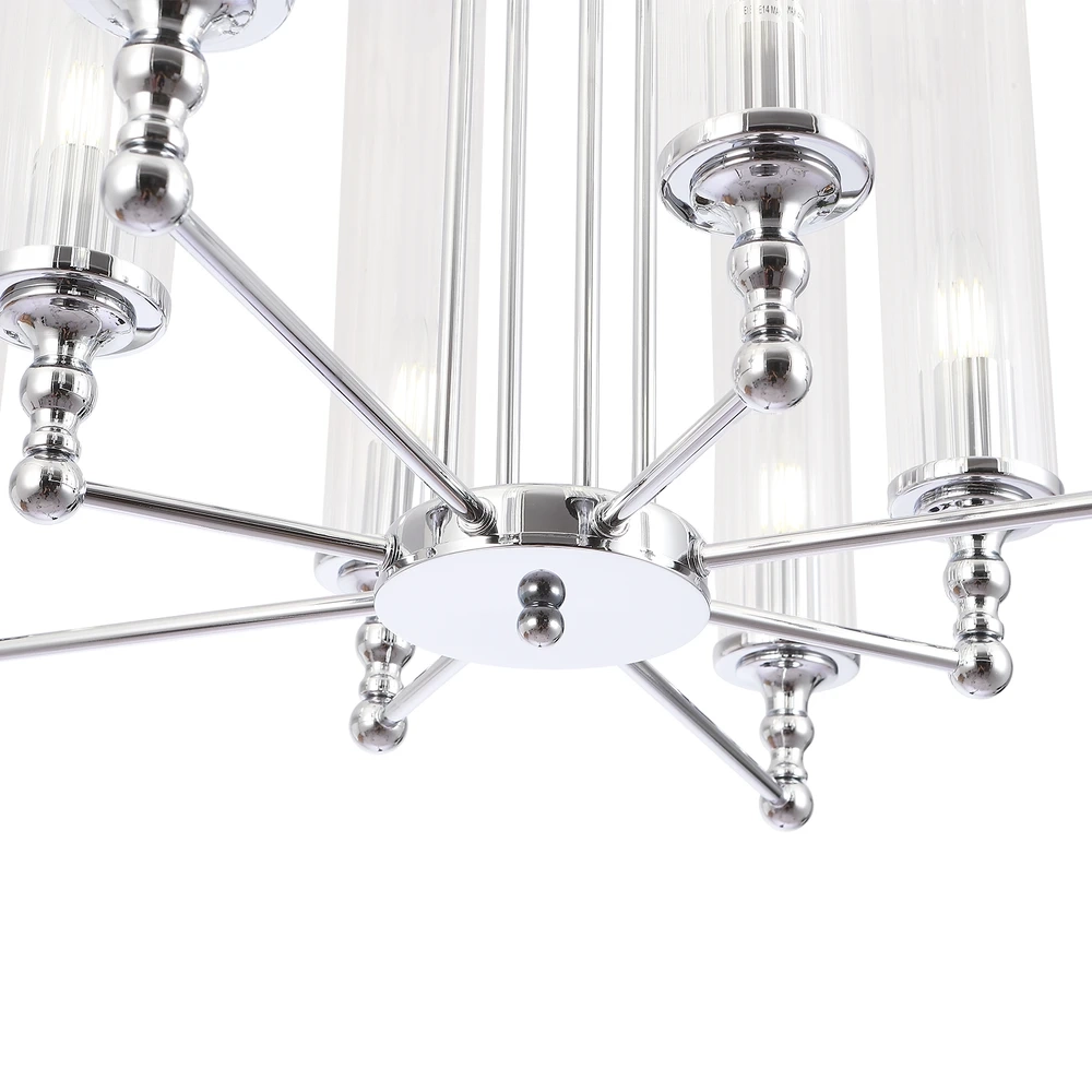 Подвесная люстра Crystal Lux TOMAS SP8 D650 CHROME