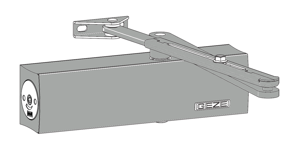 GEZE TS2000 NV BC EN2-4 в комплекте со стандартным рычагом