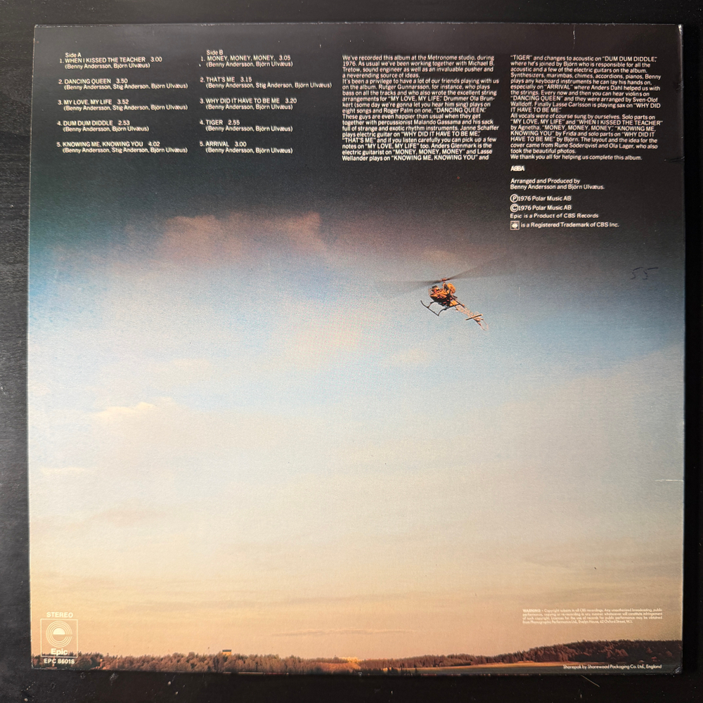 ABBA ‎– Arrival (Англия 1976г.)