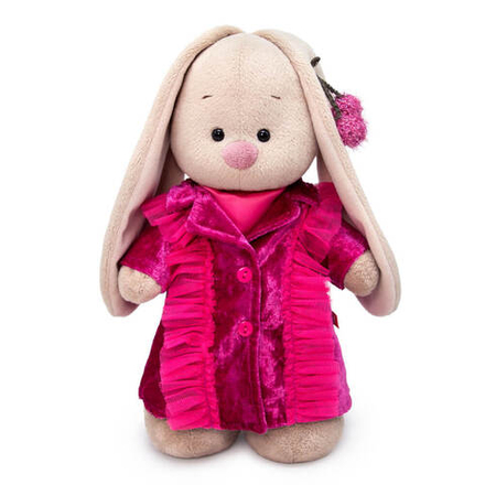 Игрушка "Зайка Ми" в бархатном пальто (бол) StM-493