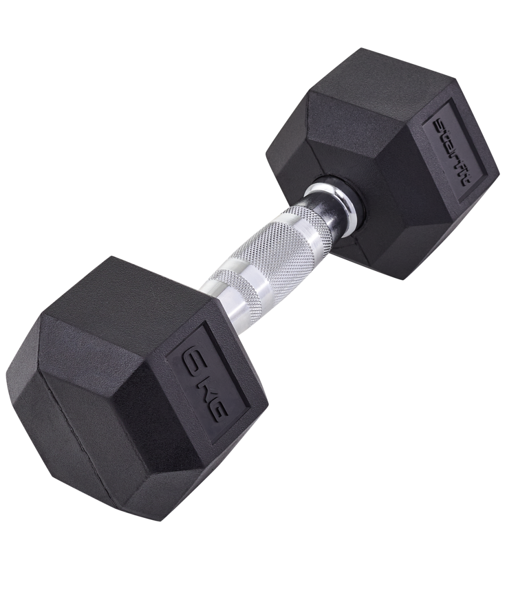 Гантель обрезиненная STARFIT DB-301 6 кг