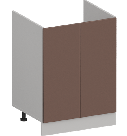 Кухня Модуль ШНМ 600 Ликата / Пудрово-розовый