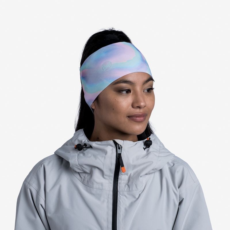 Теплая спортивная повязка на голову Buff Headband Tech Fleece Motley Multi Фото 3