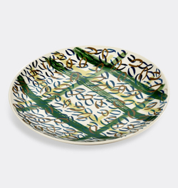 Блюдо круглое Japanese Kimonos Blue, 34 см