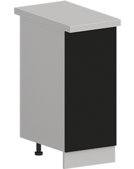 Кухня Модуль ШН 350 Вотан / Черный матовый