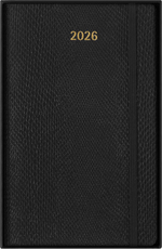 Еженедельник 2026 Moleskine Precious & Ethical MAMBA 13х21см обложка экокожа, черный в подарочной коробке