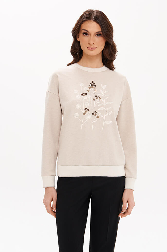 23371 Свитшот женский (бежевый)
