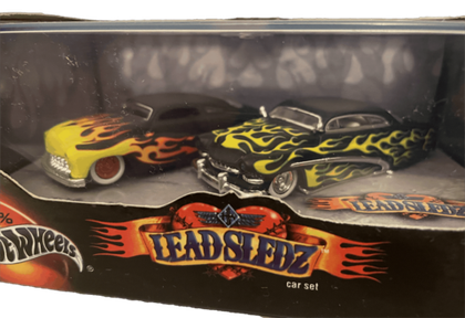 Hot Wheels 100% Hot Rod Series Lead Sledz Car Set (2001)