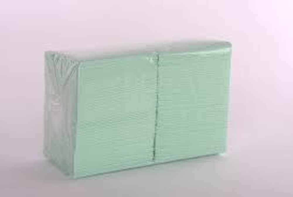 Салфетки бумажные 24*24см Big Pack салатовый ТП