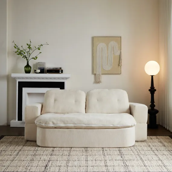 Диван CLAUDE, жемчужный